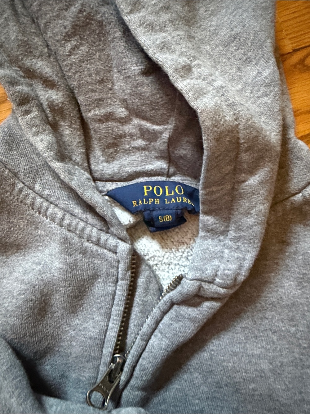 Polo by Ralph Lauren Kids Heather Gray Zip Hoodie & Jogger Set - Picture 6 of 7